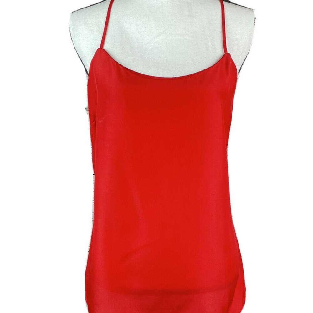 J. Crew Red Sleeveless Racerback Top Size 8